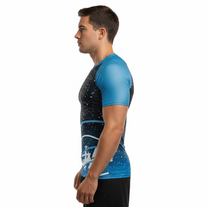 Custom <b>Men's</b> Athletic <b>Compression</b> <b>Shirt</b> OEM ODM Private Label Performance Apparel Manufacturer - Product Image 2