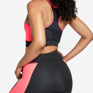 Soutien-gorge de sport pour femme 2026 en gros, bretelles réglables personnalisées, respirant, maintien moyen, polyester/coton, fitness, entraînement, logo frontal - Product Image 3