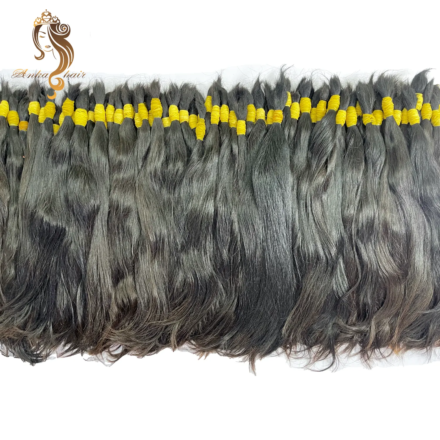 Easy To Use Best Quality Virgin Unprocessed 100% Natural Human Hair Extension From Anka Hair