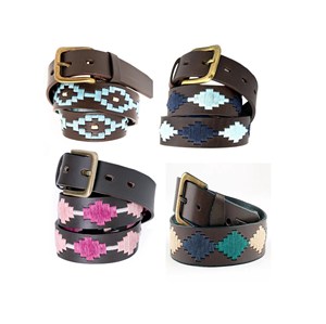 Ceinture en cuir Polo classique à motif argentin, boucle en laiton tressée à la main, pour homme, style décontracté, prix OEM LBP-0039C - Product Image 4