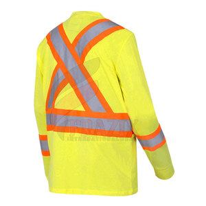 เสื้อเชิ้ตทำงานสีพื้นสไตล์คลาสสิค แขนยาว เย็บตะเข็บแข็งแรง เหมาะสำหรับงานคลังสินค้า โรงงาน และงานหนัก - Product Image 2