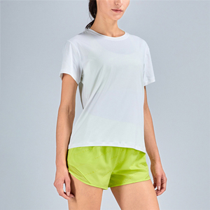 Camisetas de Algodón 100% Lisas, Holgadas, Deportivas, de Manga Corta para Mujer, Precio de Fábrica al por Mayor - Product Image 3