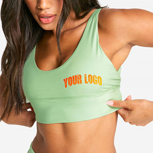 Sujetador Deportivo Personalizado de Alta Calidad para Mujer, con Logotipo Impreso, de Secado Rápido, para Yoga, Sin Costuras, Tallas Grandes, Ropa Deportiva - Product Image 5