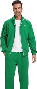 Men's Tracksuits <b>Athletic</b> Sportswear Casual Full Zip Sweatsuit for Men 2 Piece Outfits - Product Image 3