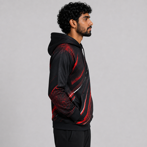 High Quality Men's Sublimated <b>Hoodie</b> Durable Fabric Breathable Comfortable Fit Casual Wear Custom <b>Sublimation</b> <b>Hoodie</b> For Men - Product Image 2