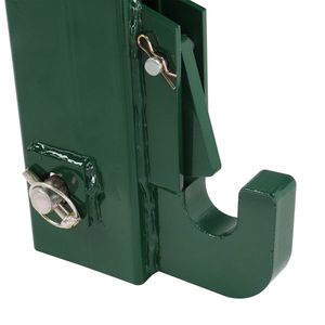 Adaptateur d'attelage rapide vert 3 Pt pour tracteurs de catégorie 1 et 2 3000lb avec boulon réglable - Product Image 2