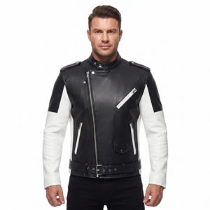 Men's Leather <b>Racing</b> <b>Jacket</b> Men Premium Leather Motorcycle <b>Jacket</b> Men Full Sleeve Fashion Leather <b>Jacket</b> - Product Image 1
