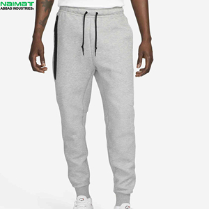 Solid Tone Neutral Shade Jogger <b>Pants</b> <b>Men</b> Earth Colors Plain Blank Casual <b>Base</b> <b>Layer</b> Fleece Clothing Pack - Product Image 2