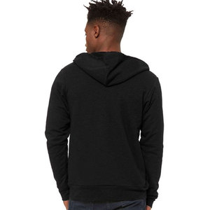 Bella Canvas 3739 Unisex Zip-Up Fleece Sweatshirt High Quality Zipper Solid Regular Fit Private Label <b>Plain</b> Luxury <b>Men</b> <b>Hoodies</b> - Product Image 3