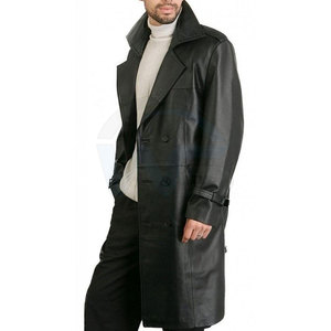 Manteau long classique moderne pour homme, chaud pour l'hiver, avec col classique et doublure intérieure confortable - Product Image 2