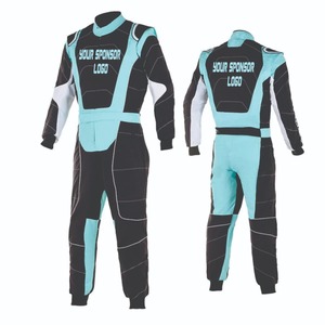 OEM Design Low MOQ Breathable Waterproof Windproof Flame-Retardant Anti-UV Printed Plus Size Customizable Kart Racing Suit % - Product Image 3