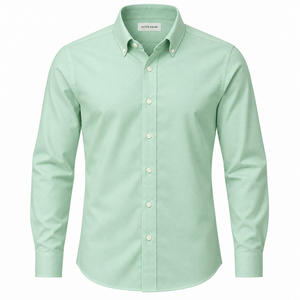 Camisas de Vestir Blancas para Hombre, Estilo Casual de Negocios, Elásticas en Cuatro Direcciones, Manga Larga, Color Sólido, Uniformes Formales de Trabajo - Product Image 1