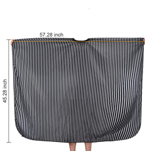 Cape de Coiffure Professionnelle en Polyester Imperméable Confortable avec Fermeture à Boutons Pression Antistatique et Anti-adhésive - Product Image 4