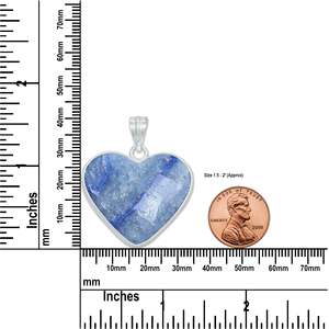 Pendentif en pierre de quartz bleu naturel en gros, formes multiples, pour la fabrication de colliers, bracelets et bijoux DIY - Product Image 5