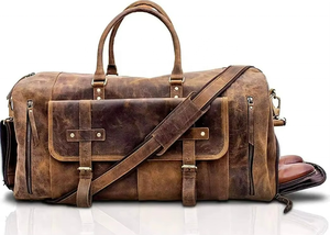 Bolsas de Viaje de Cuero de Primera Calidad, Bolsa de Viaje Impermeable para Navegación, Motociclismo, Caza, Camping - Product Image 2