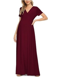 Wholesale Comfortable Maternity <b>Dresses</b> for Pregnant Woman Breastfeeding Stretchable Maternity Maxi Gown Wears <b>Dress</b> Breathable - Product Image 5