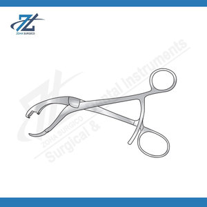 Pinza para Huesos Verbrugge de 180 mm, Acero Inoxidable, Instrumento Quirúrgico Ortopédico Reutilizable, Fabricante de Pakistán - Product Image 3