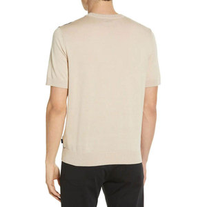 T-shirt pour homme personnalisé avec logo imprimé, 100% coton, col rond, coupe ample, service OEM personnalisé, couleur unie. - Product Image 4