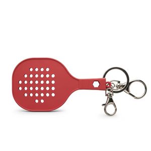 Llavero de Goma con Diseño de Raqueta de Pádel Personalizado con Logotipo, Tamaño Personalizado, Diseño en Relieve 2D, Artículo Promocional Duradero - Product Image 3