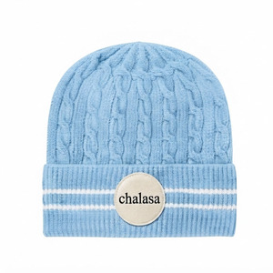 High Quality 100% Wool Jacquard <b>Beanie</b> Winter <b>Hat</b> Solid Unisex Knit Cap Custom <b>Slouchy</b> Trendy Beach Travel Street Embroidery - Product Image 4