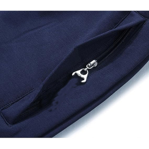 Pantalones Cortos Bermuda de Algodón de Color Sólido para Hombre, Cintura con Cordón, Estilo Casual con Bolsillos, Talle Medio, Tejido de Punto Transpirable - Product Image 6