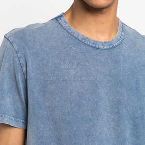 Camisetas ligeras con efecto descolorido para hombre, material de algodón transpirable, ideales para conjuntos de verano y actividades diarias. - Product Image 6