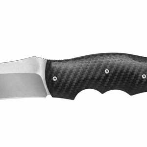 Fixed Blade Hunting Knives with Black Textured Handle Finger Grooves and Wide <b>Steel</b> Blade for <b>Outdoor</b> Camping Bushcraft Field - Product Image 2