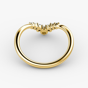 Lab Grown <b>Diamond</b> Round Brilliant Cut Open Floral Cluster <b>Diamond</b> <b>Ring</b> - Product Image 4