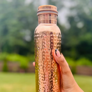 luxury copper bottle for hotel hospitality use copper bottle for restaurant <b>table</b> serving copper bottle for spa wellness centers - Product Image 2