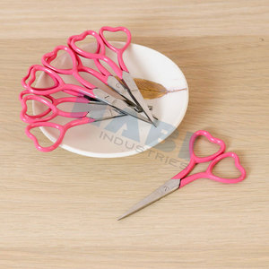 Tijeras de Bordado Profesionales de Acero Inoxidable con Mango Recubierto de Color, Tijeras para Tejer con Logotipo Personalizado, Tijeras para Uñas para Niños - Product Image 5