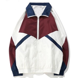 Winter Water-Resistant Windbreaker Jacket Lightweight High Street Style With Stand Collar OEM Service <b>Plain</b> Dyed Technics - Product Image 1