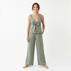 Blusa de Verano para Mujer, Estilo Casual, con Lazos Delanteros, de Poliéster, Transpirable, OEM, ODM, Venta al por Mayor, Fábrica, Marca Privada |   MOQ bajo - Product Image 1