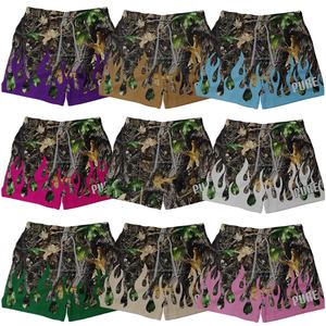 Shorts en maille pour jeunes de baseball PURE, impression par sublimation personnalisée, éléments de baseball Drip Candy, entraînement, 5 pouces, shorts décontractés en maille - Product Image 3