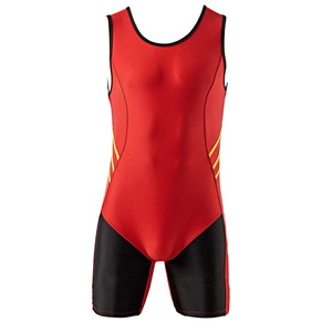 Custom Men's Wrestling Singlet Lightweight <b>Compression</b> Stretch Breathable Quick Dry One Piece Training Competition Suit - Product Image 2