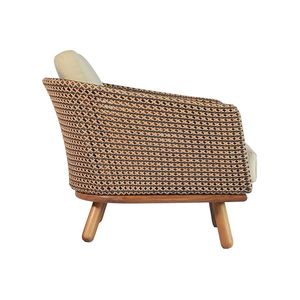 Sillón de Madera de Teca Sólida de Primera Calidad con Ratán Tejido a Mano, Diseño Moderno para Hoteles, Resorts y Proyectos de Lujo para Salas de Estar - Product Image 3