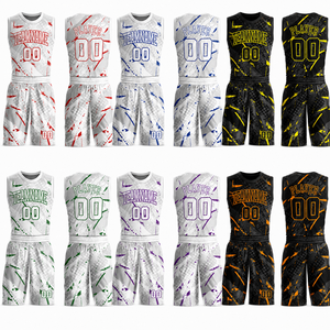 Custom Adult Basketball Practice Uniform Lightweight 100% Polyester Training Jersey and Shorts for Teams and Clubs - Product Image 2