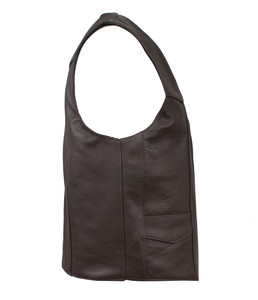 Chaleco de Cuero Genuino para Hombre, Estilo Motero, Sin Mangas, Casual, para Exteriores, Personalizado, OEM, Venta al Por Mayor - Product Image 3