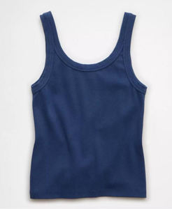 Débardeur court sans manches pour femme, fin, à séchage rapide, en coton doux extensible, confortable, avec doublure intérieure, écologique, satiné - Product Image 3