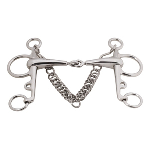 Bridon articulé Kimblewick Port Mouth avec plaques latérales équilibrées et action de levier souple pour une performance équestre contrôlée - Équipement pour chevaux - Product Image 3
