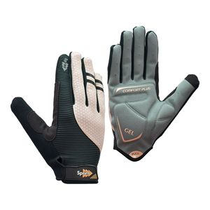 Guantes de Ciclismo Negros de Dedo Completo, Transpirables, Antideslizantes, con Gel en la Palma, para Ciclismo y Deportes al Aire Libre - Product Image 1