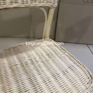 Chaise enfant rustique en rotin faite à la main pour location événementielle, mariage, fête d'anniversaire, décoration, accessoire photo - Product Image 3