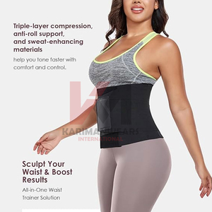 Workout Waist Trainer <b>Belt</b> Men Women Gym Slimming Waist Control Compression Support OEM Supplier - Product Image 3