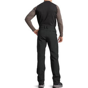Pantalon de randonnée cargo doublé polaire pour homme, résistant à l'eau, softshell, pantalon de ski, hiver, extérieur, durable, chaud, coupe-vent, thermique - Product Image 3