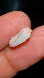 Opale brute naturelle australienne de 2,30 carats, opales multicolores brutes de Coober Pedy, pierre précieuse solide, taille 14x9x4 mm - Product Image 5