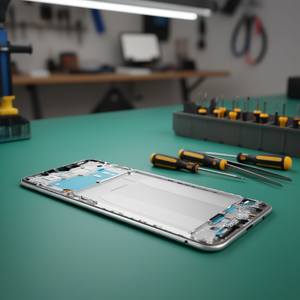 Cornice anteriore argentata per Xiaomi Redmi Note 9S Note 9 Pro con cuscinetti adesivi per la sostituzione dello schermo - Product Image 3