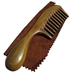 PARAGRAPH Peigne à cheveux manche en bois fait à la main pour une utilisation en salon de l'Inde Peigne en bois en gros pour un usage commercial à vendre en - Product Image 4