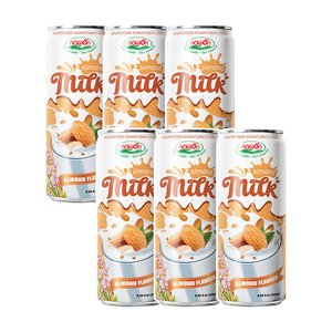 Anacardo leche bebida enlatada 250ML Nawon nuez leche bebida venta al por mayor proveedor OEM etiqueta privada muestra gratis Vietnam fabricante - Product Image 5