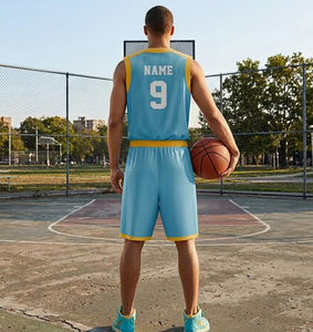 Maillot de sport sans manches à col en V imprimé par sublimation 100 % polyester respirant pour le basketball masculin adulte avec logo personnalisé sur le devant - Product Image 3