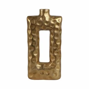 Trending Coastal Handmade Iron Flower <b>Vase</b> for Designer Apartment Interiors Eco-Friendly Decorative Tabletop <b>Vase</b> - Product Image 1