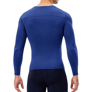 Chemises de compression d'hiver pour hommes, tricotées, en tissu respirant, coupe classique, conçues pour la salle de sport, l'entraînement et les performances sportives - Product Image 6